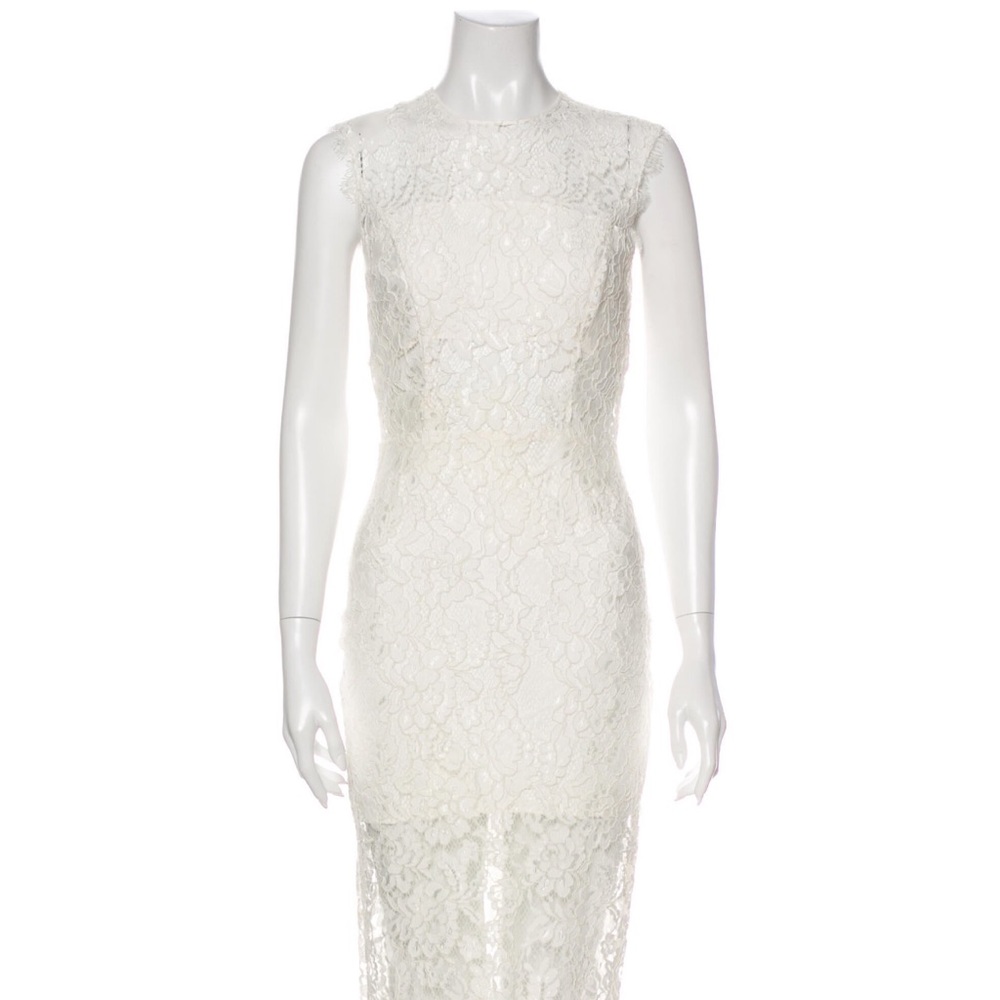 Alexis Lace cutout midi dress